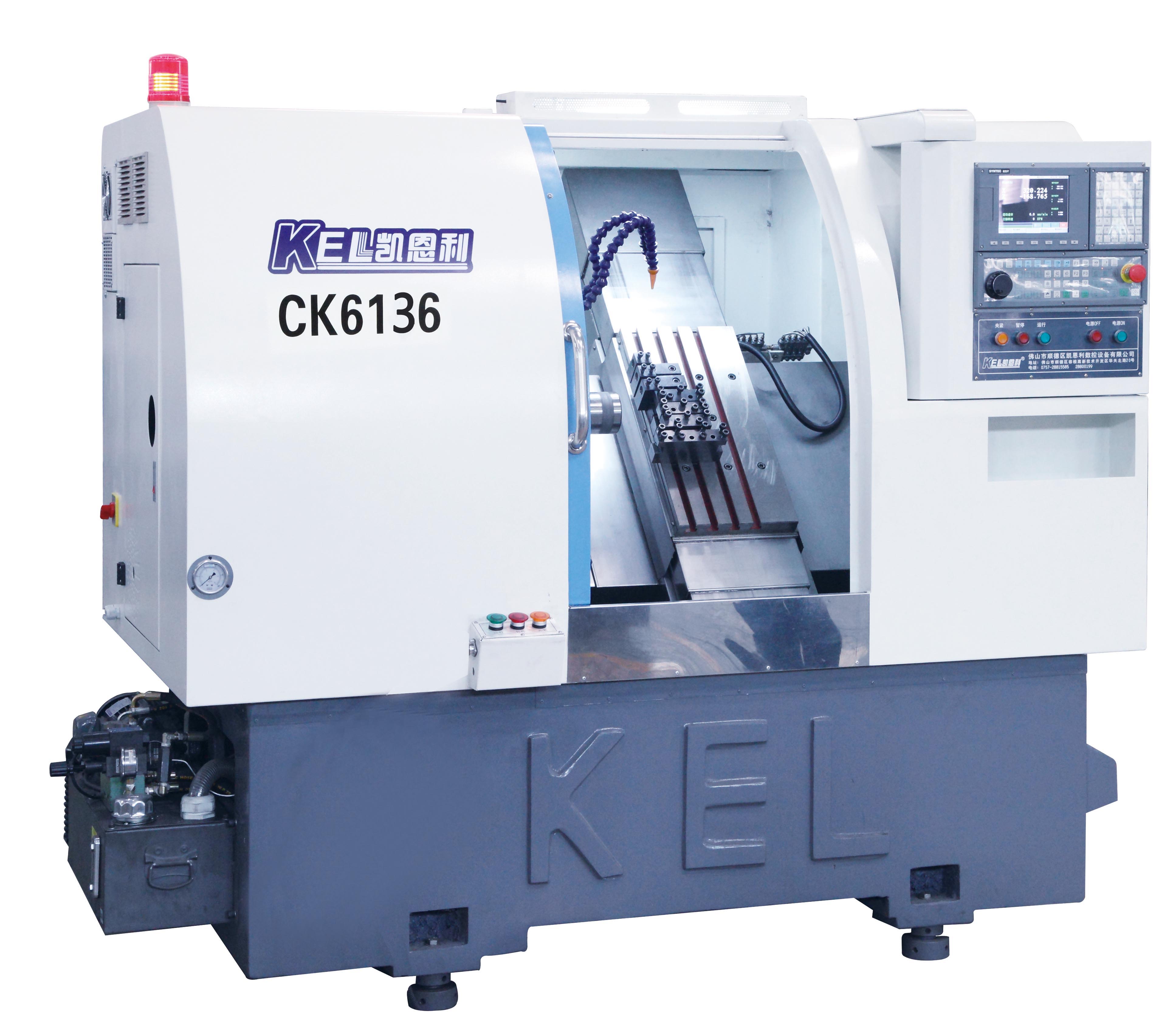 CK6136D ∠45斜床身排刀式 數控車床（高配置 排刀機）